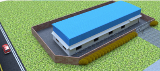 Factory Building At Tanjore, Tamilnadu