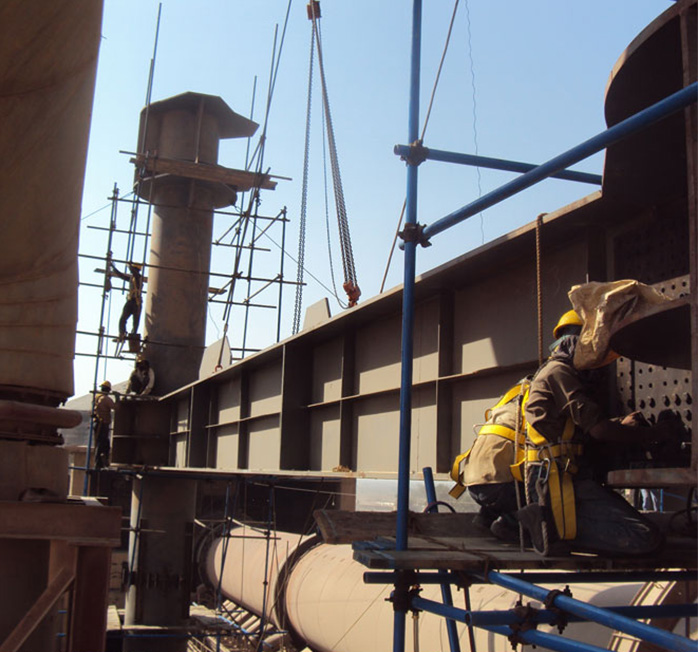 Heavy Steel Structure Erection Work